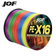 JOF 300M X16 Japan Made Braided Fishing Line Super Strong Abrasion Resistant Trout Wire