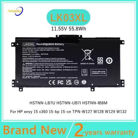 LK03XL Laptop battery For HP Envy 17-AE 17M-AE 17-BW X360 15-BP 15-BQ 15M-BP 15M-CP 15M-CN TPN-W129 