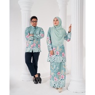 Baju Kurung Moden Batik Sultanah Kirana ,Batik Malaysia,Plus Size 4Xl 5XL,Ironless,cutting A-cut