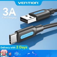 Vention USB A To Type C Cable 3A 18W USB-C QC 3.0 Fast Charging 480Mbps For HUAWEI Samsung XIAOMI