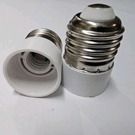 E27 MALE PLUG TO E14 FEMALE SOCKET BASE LED LIGHT BULB ADAPTER CONVERTER