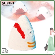 SUKIKII Jaws Bath Bomb, Delightful Scent Adorable Color Shark Bath Bomb, Easy to Clean Shark Pattern