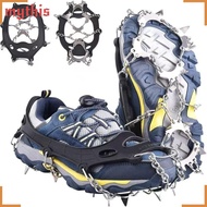 [MYTHIS] Ice Shoes Spike, Lightweight Non-slip Ice Grippers, Durable 8/10 Teeth Grip Boots Chain Uni