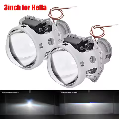 3inch Bi Xenon Head Light Projector Lens for Hella G5 Car Headlamp Retrofit Hi-Lo Beam Bi-Xenon Lens
