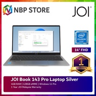 JOI Book 143 Pro 14" FHD Laptop Silver