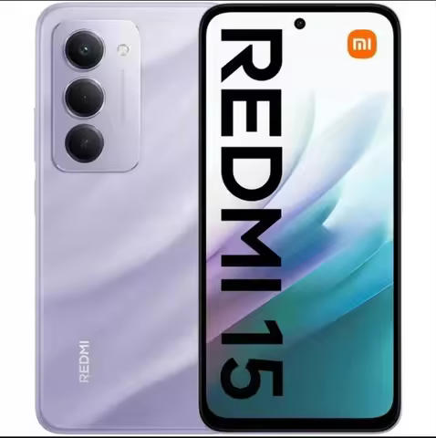 Xiaomi Redmi 15 Smartphone 8GB RAM, 256GB Storage, 6.9" FHD+ 144Hz Display, 7000mAh Battery, Snapdra