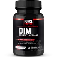 Force Factor DIM Pills to Decrease Estrogen in Men, Diindolylmethane Supplement with Key Natural Ing