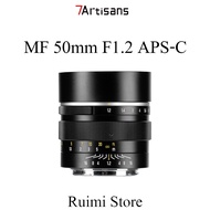 7Artisans 50mm f1.2 APS-C Manual Focus Large Aperture Lens