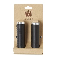 Lekker Leather Grips | Genuine Leather | Bicycle Bike Mountain Road Racing Folding City Hybrid Scooter E-Bike Electric