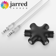 JARRED Audio Splitter for Tablet MP3 MP4 1 Male to 5 Female Headphone Port 3.5 Jack Share Adapter
