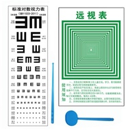 Vision Chart Wall Chart International Standard Children Household Wall Stickers Vision Test Table Ad