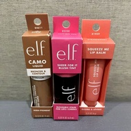 Elf. Cosmetics Camo Liquid Bronzer - Squeeze Me Lip Balm - Blush Tint