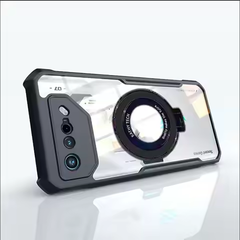 Clear Acrylic Casing For ASUS ROG Phone 2 II 3 III 5 5s 6 6D 7 8 9 Pro Ultimate FE Strix Case with M