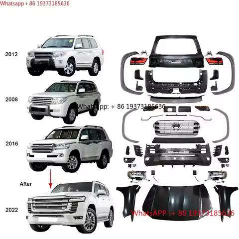 For Car Accessories Front Rear Bumper Grill Upgrade Body Kit Bodykit for toyota Land Cruiser Lc200 t