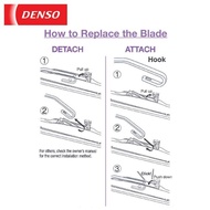DENSO Wiper Design Premium Hybrid Graphite Coating DDP 14 - 30 inch