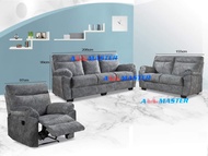 Recliner 1 Seater Grey Sofa Set High Quality Sofa 1 Seater 2 Seater 3 Seater 1+2+3 Seater Sofa