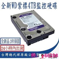 WD 紫標 3.5吋 4TB 監控專用 硬　碟 監控硬　碟 WD43PURZ 監視器 攝影機 監控主機 紫標 三年保固