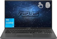 ASUS Newest Vivobook 15.6" FHD Touchscreen Thin Laptop, Intel Core i3-1115G4 Up to 3.9Ghz, 12GB RAM,512GB PCIE SSD, HDMI, Fingerprint, Backlit KB, Windows 11S, Grey with ES USB Card
