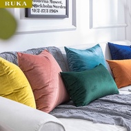 Home Life bantal Cover Nordic Sofa bantal sarung bantal Cover Velvet kusyen satu warna Bedside kusyen kusyen kes kerusi kusyen Lumbar Cushion Cover