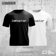 AMONG US IMPOSTOR TSHIRT MURAH UNISEX 100% PREMIUM COTTON