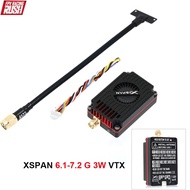 RUSHFPV XSPAN 6.1-7.2G 3W Broadband VTX - Long Range RC FPV Racing Drone Transmitter