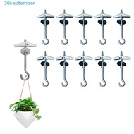 SEPTEMBER Wall Hooks 5/10Pcs With Springs Toggle Wings Cavity Carbon Steel Bolts Hanger
