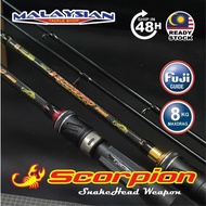 Fixory Scorpio Fishing Rod Fixory Spinning Rod Joran Fixory Joran Haruan Joran Siakap Fuji Ring Fuji