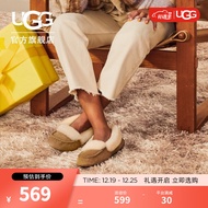 UGG 2021秋冬女士便鞋经典休闲溢毛款一脚蹬豆豆鞋 1112301 CHE | 栗色 36