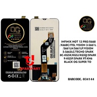 LCD TOUCHSCREEN infinix hot 12 PRO / X668 / X668C / ITEL VISION 3 / -S661LN / S661LP / VISION 5 / -S