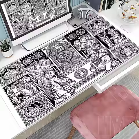 Black and White line Mousepad 120x60 Gamer Mouse Pad Gaming Pc Accessories Keyboard Rubber Pad C-Chr