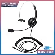  H300 Telephone Headset Noise Cancelling High Fidelity Comfortable 35mm 25mm RJ9 MIC Customer Service Headset for Business