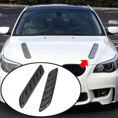 Car Bonnet Hood Scoop Decoration Cover For BMW E60 F10 F20 F30 Peugeot 206 207 Ford Focus MK2 Audi A