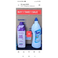 Buy 1 take 1 Sof fabric conditioner and Tuff toilet bowl cleaner 1000ml Personal Collection