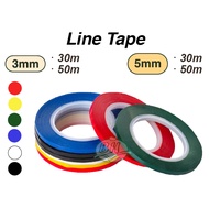 Whiteboard Line Tape (3mm & 5mm, 30m & 50m) Whiteboard Tape / Line tape / PVC Tape