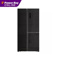 New2022 BEKO ตู้เย็นไซด์ บาย ไซด์ (19.9 คิว, สีกระจกดำ) รุ่น GNO580E50GBTH