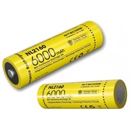 *Ready Stock* Nitecore 21700 6000mAh Li-ion Rechargeable Battery NL2160