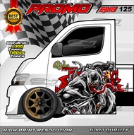 STIKER DECAL PINTU CARRY TRAGA PICK UP- STIKER MOBIL DECAL PINTU TRAGA GRANMAX PICK UP-EMB125