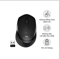 Chuột không dây Logitech M330 Silent Plus giảm ồn 90% - USB 2.4GHz pin 2 năm phù hợp người thuận tay