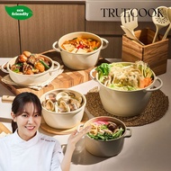 [TRUECOOK] Induction Casserole Pot 16cm, 20cm, 24cm, Non-Stick Eco Ceramic 5-layer Large Capacity So