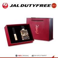 Parfum Cowok Wangi JALDFS - YSL Parfum Gift Set original | YSL LIBRE EDP 50ml +ysl lipstick rouge#20