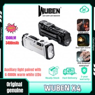 Wuben X4 Strong Light Flashlight Unlimited Dimming Long Range Outdoor Lighting RGB Color Portable Li
