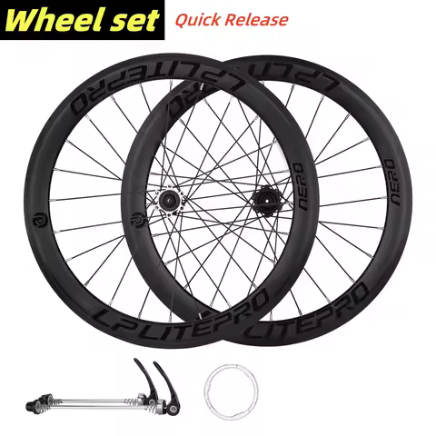 Aluminum Alloy Wheelset Quick Release 20 Inch 406/451/349 Foldable Bicycle V Brake Hub 74-130mm/C Br