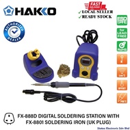 HAKKO FX-888D Digital Soldering Station with FX-8801 Soldering Iron (UK Plug) (FX888D)