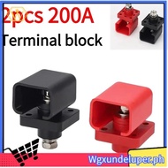 【W】2pcs 200A High Current  Storage Terminal Battery Connector Terminal Block DC500V M8 Wire Core Dia
