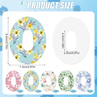 40pcs Adhesive Patches for Dexcom G6, Waterproof Breathable Sensor Cover Protector Floral Stickers S
