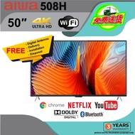 AIWA 508H - 50″ 4K HDR / webOS Smart TV / Frameless TV / Ticks 4 / 3 Years Warranty / FREE Digital Antenna &amp; Setup