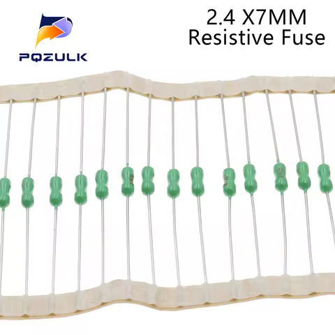 500mA-15A 2.4*7mm 0.125A 0.5A 1A 1.5A 1.6A 2A 3A 4A 5A 7A 10A 15A Axial Lead Fuse 125V/250V DIP-2 Fa