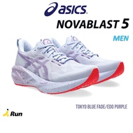 Asics Mens Novablast 5 TOKYO Blue Fade/EDO Purple รองเท้าวิ่งผู้ชาย Bananarun