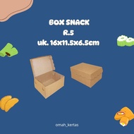 (Contents 50pcs) Cake Box Snack Box R.5 Size 16x11.5x6.5cm