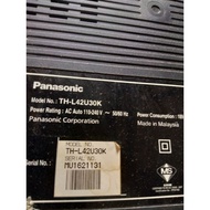 PANASONIC TH-L42U30K (SPARE PART) POWER BOARD,MAIN BOARD,INVERTER,T/CON,POWER BUTTON,SENSOR IR,LVDS,